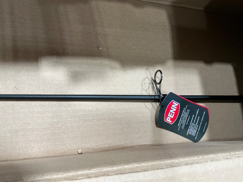 View 2 of **FOR PARTS ONLY** PENN Fierce IV Spinning Reel and Fishing Rod Combo, Black/Red