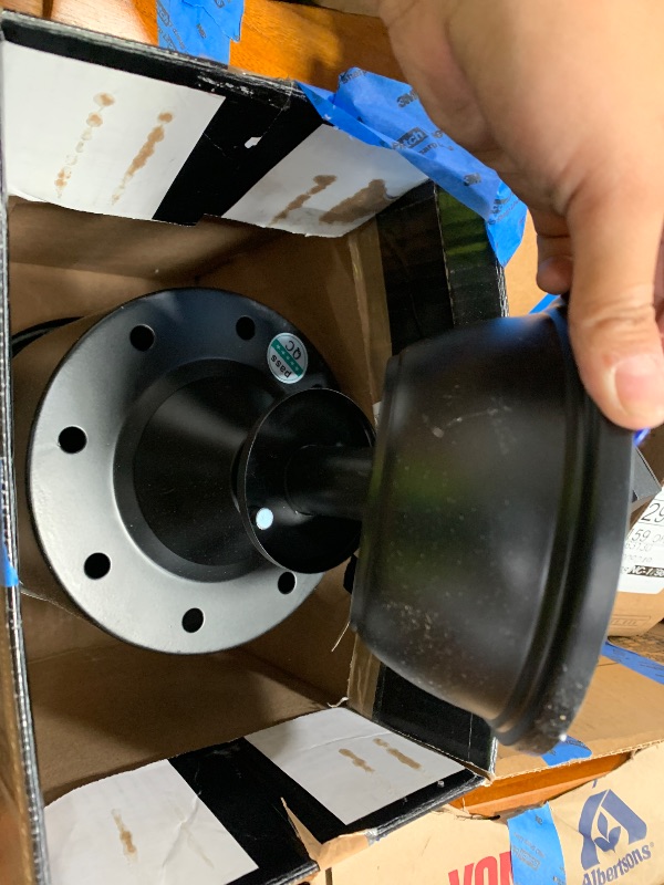 Photo 1 of ***MISSING PARTS***
ahada 72 Inch Ceiling Fan with Light and Remote Control, USA Patented Indoor and Outdoor Ceiling Fan with 5 Blades, 3 Downrods, Timer, 6 Speed ETL Certified DC Motor, Ideal for Bedroom Patio, Walnut
