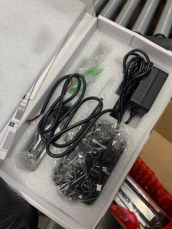 Photo 1 of ??????? Double 600lbs/280kg Electromagnetic Door Lock Access Control, 600lbs×2 Electric Door Magnetic Lock Kit System with 2 Remote Control?Integrated Power Box