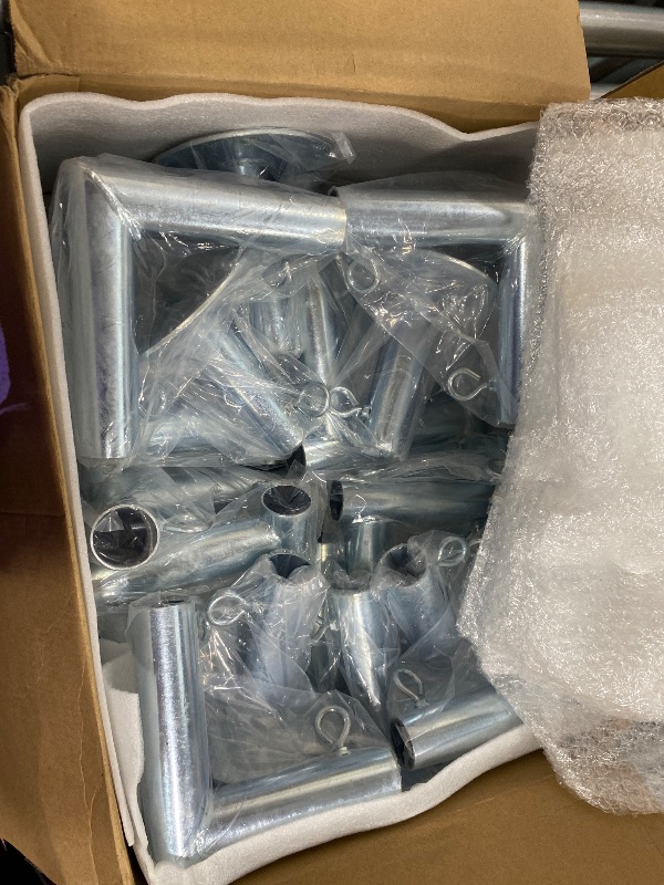 Photo 1 of ***MISSNNING PARTS***
Frienda Flat-Top Canopy Fittings Connects 1" Pipes, 6-Leg Flat-Top Carport Frame Connectors Kit DIY Project for Low-Slope Roof Carport, Shed, Gazebo, Greenhouse, Shelter Deck, Pipes Not Included