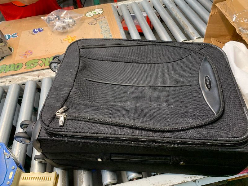 Photo 1 of ***STOCK PHOTO FOR REFERENCE ONLY***Samsonite Carry-On Soft-Sided 21-Inch Suitcase: Airline Approved for Most Major Airlines, Durable, Black