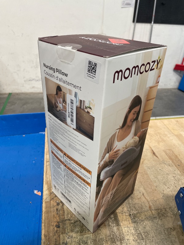 Photo 1 of **FACTORY SEALED**  Momcozy Innovative Safety Guard Nursing Pillow - Firm & Springy Memory Foam - Stable, Ergonomic Support & Comfort - Wider Breastfeeding Cushion, Adjustable, Removable Cover, Baby Safety Certified