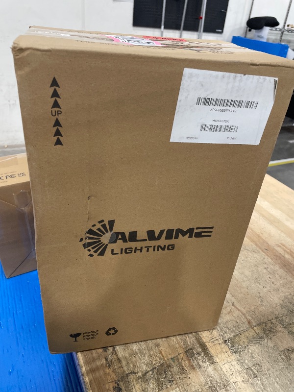 Photo 1 of **FACTORY SEALED**  ALVIME Dusk to Dawn Outdoor Wall Lights, 14 Inch Oil Rubbed Bronze Exterior Lighting Fixtures, Porch Outside Wall Sconce for Entryway, Farmhouse, Front Door, Garage, E26 Base&Clear Seeded Glass