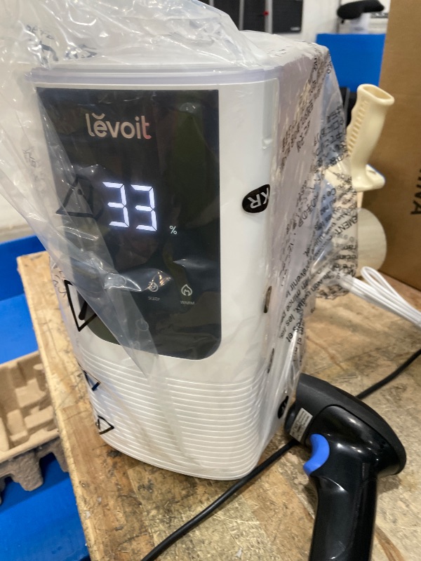 Photo 1 of **ITEMS FACTORY SEALED** LEVOIT Humidifiers for Bedroom Home, Smart Warm and Cool Mist Air Humidifier for Large Room, Auto Customized Humidity, Fast Symptom Relief, Easy Top Fill, Essential Oil, Quiet, OasisMist4.5L, White