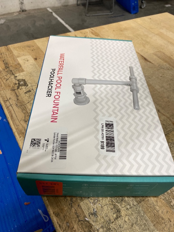 Photo 1 of [Patent Pending] 2025 Upgrade Pool Fountain - Dual Spray Water Fountains for Above Ground/Inground Pools, 2-in-1 Adjustable Waterfall Pool Sprinkler Fountain