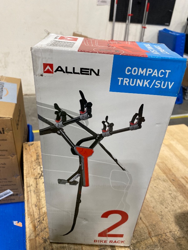 Photo 1 of **FACTORY SEALED**  Allen Sports Ultra Compact Folding 2-Bike Trunk Mount Rack, Model MT2-B