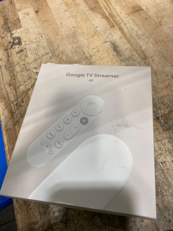 Photo 1 of **FACTORY SEALED** Google TV Streamer 4K - Fast Streaming Entertainment on Your TV with Voice Search Remote - Watch Movies, Shows, Live TV, and Netflix in 4K HDR - Smart Home Control - 32 GB of Storage - Porcelain