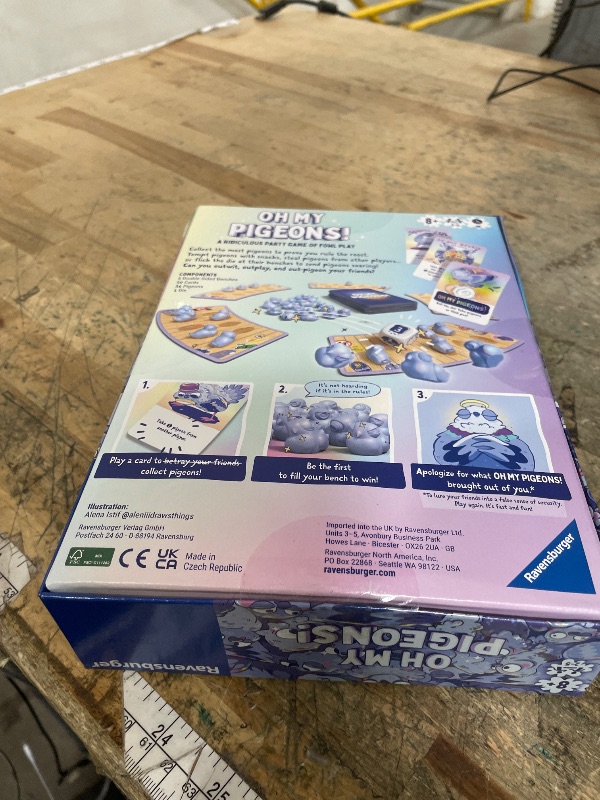 Photo 1 of **FACTORY SEALED** Ravensburger Oh My Pigeons! Funny Family Party Game for Ages 8 and Up | Amazon Exclusive