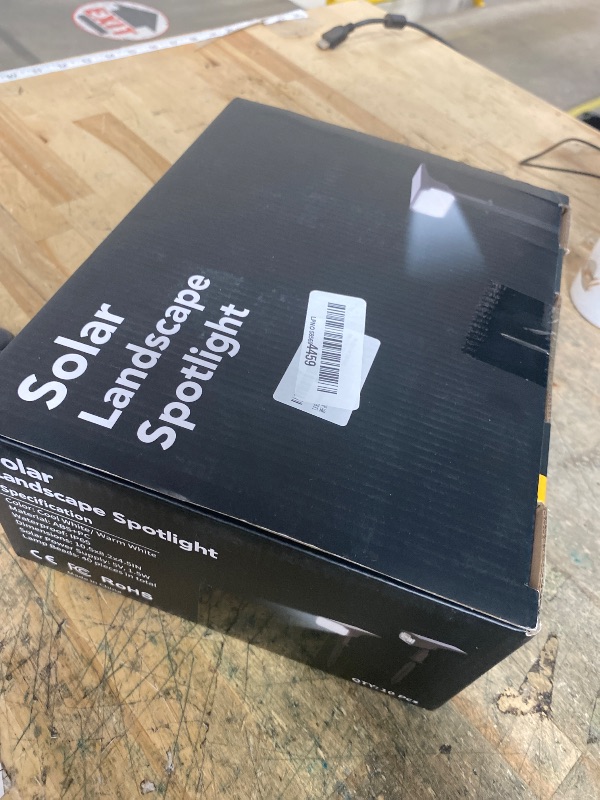 Photo 1 of **FACTORY SEALED** LEREKAM Solar Spot Lights Outdoor Landscape Lights, IP65 Outdoor Waterproof Spotlights, 40 LED's Outdoor Solar Lights for Yard Palm Trees Driveway Patio Pool 10 Pack