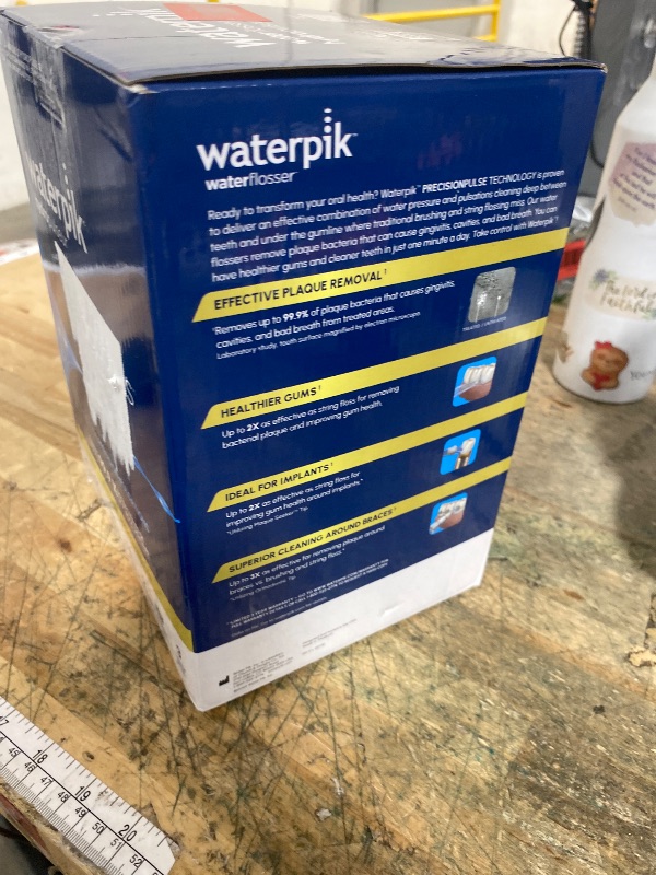 Photo 1 of **FACTORY SEALED** Waterpik Aquarius Water Flosser For Teeth Cleaning, Gums, Braces, Dental Care, Electric Power With 10 Settings, 7 Tips For Multiple Users And Needs, ADA Accepted, White WP-660, Packaging May Vary
