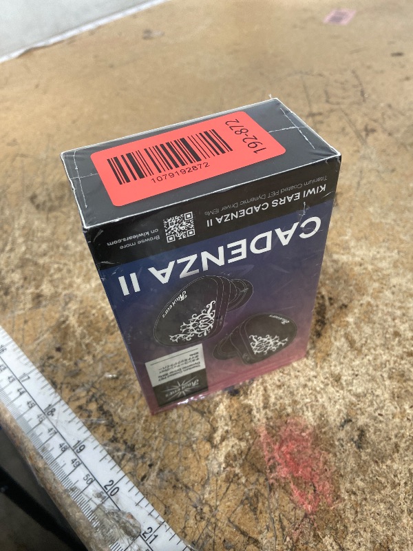 Photo 1 of **FACTORY SEALED** HIFIXAUDIO Kiwi Ears Cadenza II in Ear Monitor, 10mm Titanium Dynamic Driver IEM Earphone with KARS 2.0 for Precise Tonal Balance - CNC Aluminum Panel with Detachable 2-Pin Cable for Musicians (Grey)