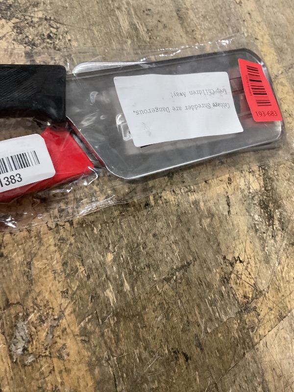 Photo 1 of (2 Pack) Cabbage Shredder for Coleslaw,Stainless Steel Cabbage Slicer Shredder,Kitchen Lettuce Knife (Black and Red)