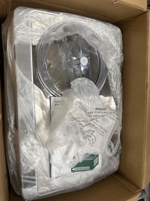 Photo 1 of **DOESNT POWER ON, FOR PARTS ONLY*** COUPLUX Ice Cream Maker, Fastest Freezing 2.1QT Ice Cream Machine with Built-in Compressor Easy Operate & Clean Automatic Ice Cream Maker Machine All Stainless Steel, LCD Display