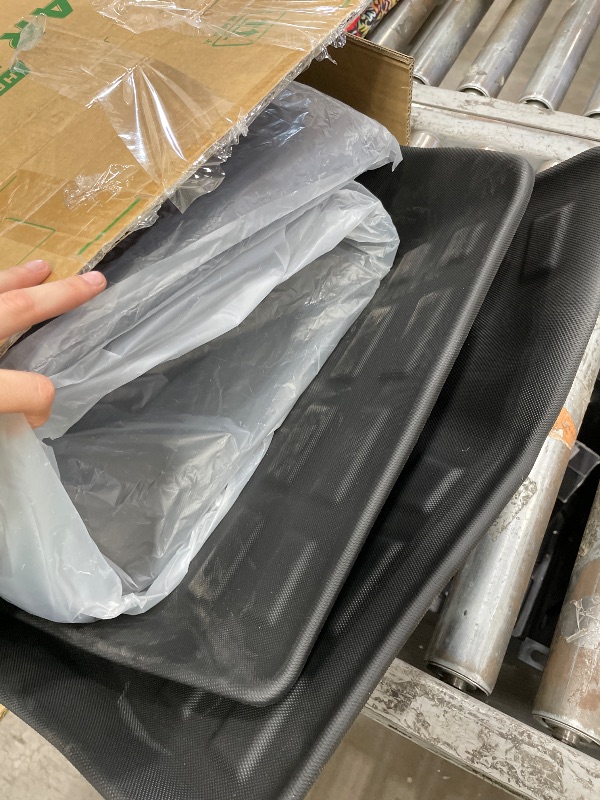 View 3 of **MISSING FRONT MATS** TPE All Weather Floor Mats & Cargo Liner for Jeep Grand Cherokee L 2021-2025 (only for 7-Seater) Custom Fit Floor Mats&Trunk Mat with Backrest Mats,Car Accessories(6-Piece Set, Black)