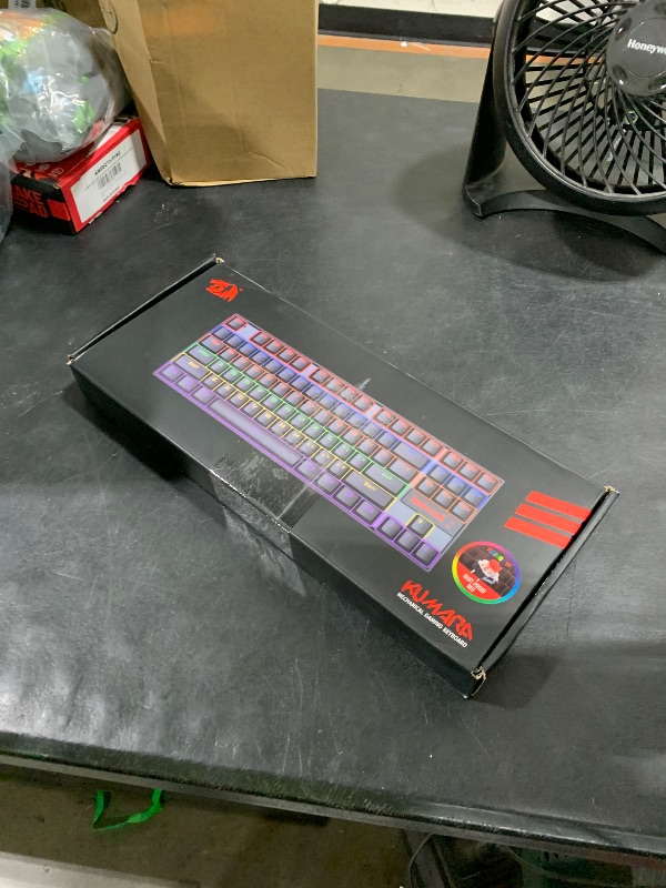 Photo 1 of Redragon K552 Mechanical Gaming Keyboard, 87-Key Compact, LED Gaming Keyboard with Red Switches, Anti-Ghosting, Metal Frame for PC Gaming & Typing, Beginner-Friendly (Black)