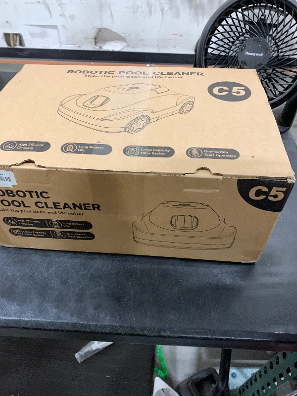 Photo 1 of C5 Robotic Pool Cleaner, Cordless Pool Vacuum for Above-Ground & Inground Pools