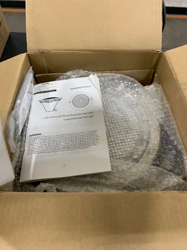Photo 1 of FixOasis Led Pool Lights for Inground Pool, 100FT Cord, 60W 10 Inch Inground Pool Light with Controller, Remote and APP Control, Flush Mount Pool Light Suitable for Most 10 Inch Wet Niche, IP68