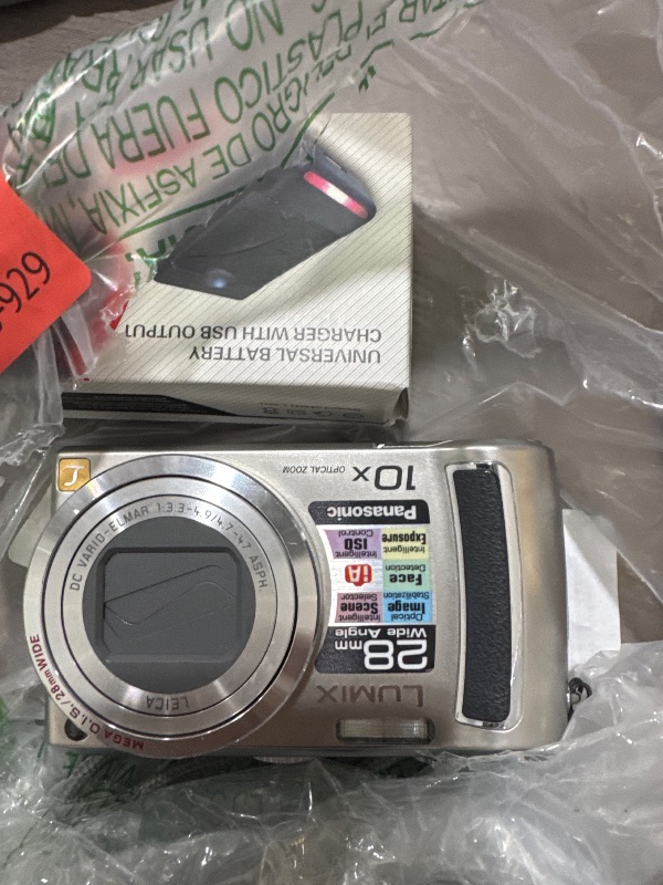 Photo 1 of Panasonic Lumix DMC-TZ5S 9MP Digital Camera with 10x Wide Angle MEGA Optical Image Stabilized Zoom (Silver)