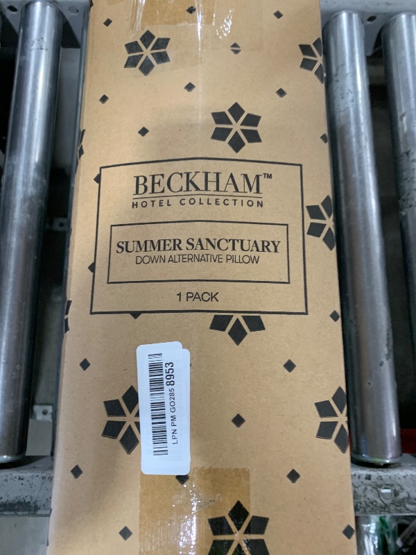 Photo 1 of Beckham Hotel Collection Summer Sanctuary King Pillow - Cooling Qmax Adjustable Down Alternative Pillow w/Extra Fill, Ideal for Side Back Stomach Sleepers