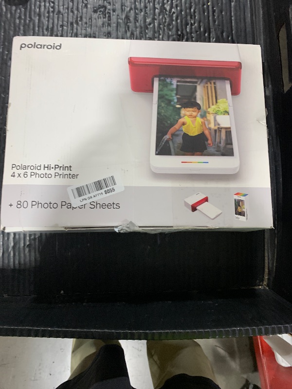Photo 1 of Polaroid Hi-Print Bluetooth 4x6 Photo Printer + Photo Paper Bundle (80 Sheets Included) (6552)