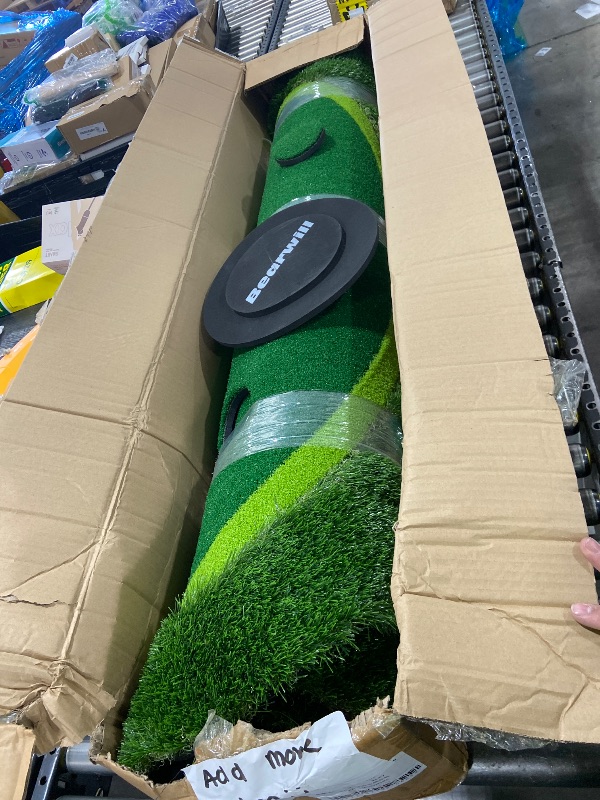 Photo 1 of Bearwill Golf Putting Green,5ft x 10ft Golf Practice Putting Mat,Professional Large Golf Training Mat for Indoor Outdoor Garage Backyard