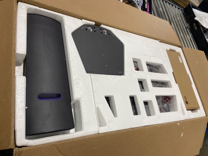 Photo 1 of FOR PARTS, DOES NOT FUNCTION ***********LG 45GX900A-B 45-Inch Ultragear WQHD (3440 x 1440) OLED Curved Gaming Monitor, 240Hz, 0.03ms, NVIDIA G-Sync, VESA DisplayHDR True Black 400, HDMI 2.1, DisplayPort, USB Type-C PD 65W, Black