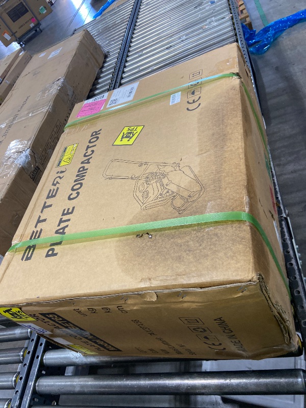 Photo 1 of BETTERI Plate Compactor 6.5HP with 196cc 5400 VPM Gas Engine, 20"x15" Compactor Plate Machine, 2500 lbs Compaction Force Plate Tamper, Soil Compactor Machine for Pavers, Walkways, Yard