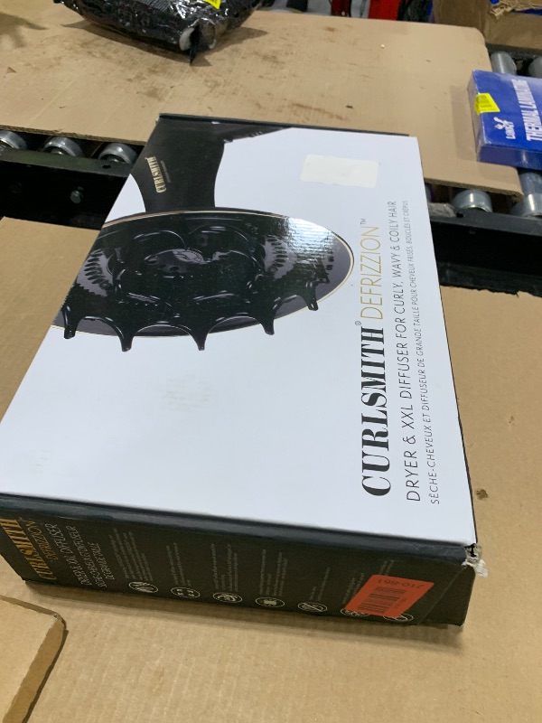Photo 1 of Curlsmith Defrizzion Hair Dryer - for Curly Hair w/Extra Large 8" Diffuser for Fast Drying, 2 Speeds, 3 Heat Settings, Sustained Cool Setting with Minimal Heat Impact