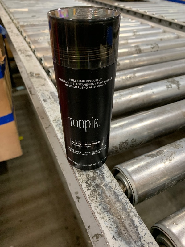 Photo 1 of Toppik Hair Building Fibers, Black, 55g Fill In Fine or Thinning Hair, Instantly Thicker, Fuller Looking, 9 Shades for Men & Women, Keratin Protein Formula
