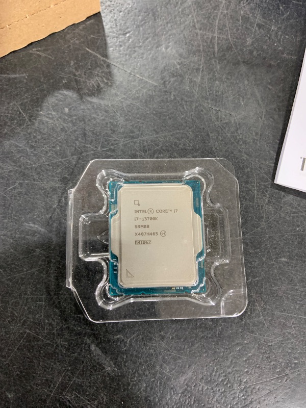 Photo 1 of Intel Core i7-13700K Gaming Desktop Processor 16 cores (8 P-cores + 8 E-cores) with Integrated Graphics - Unlocked
