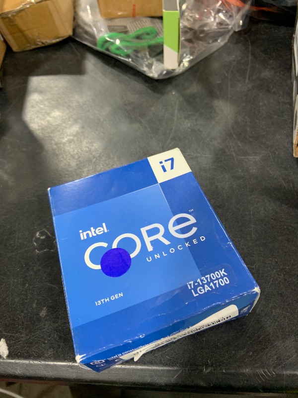 Photo 1 of Intel Core i7-13700K Gaming Desktop Processor 16 cores (8 P-cores + 8 E-cores) with Integrated Graphics - Unlocked