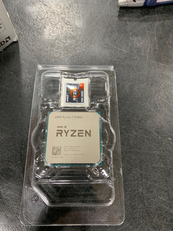 Photo 1 of AMD Ryzen™ 7 5700G 8-Core, 16-Thread Desktop Processor with Radeon™ Graphics