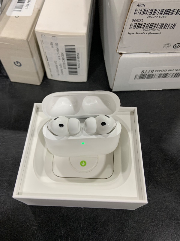 Photo 1 of Apple AirPods Pro 3 Wireless Earbuds, Active Noise Cancellation, Live Translation, Heart Rate Sensing, Hearing Aid Feature, Bluetooth Headphones, Spatial Audio, High-Fidelity Sound, USB-C Charging