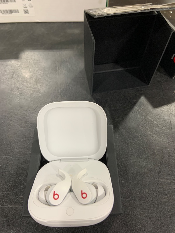 Photo 1 of Beats Fit Pro (1st Gen) - True Wireless Noise Cancelling Earbuds - Active Noise Cancelling - Sweat Resistant Earphones, Compatible with Apple & Android, Class 1 Bluetooth® - Beats White