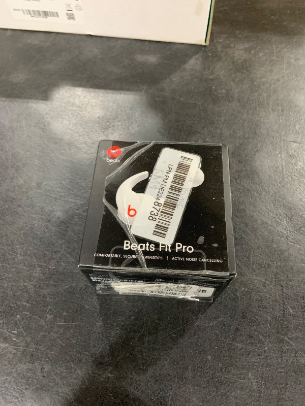 Photo 1 of Beats Fit Pro (1st Gen) - True Wireless Noise Cancelling Earbuds - Active Noise Cancelling - Sweat Resistant Earphones, Compatible with Apple & Android, Class 1 Bluetooth® - Beats White