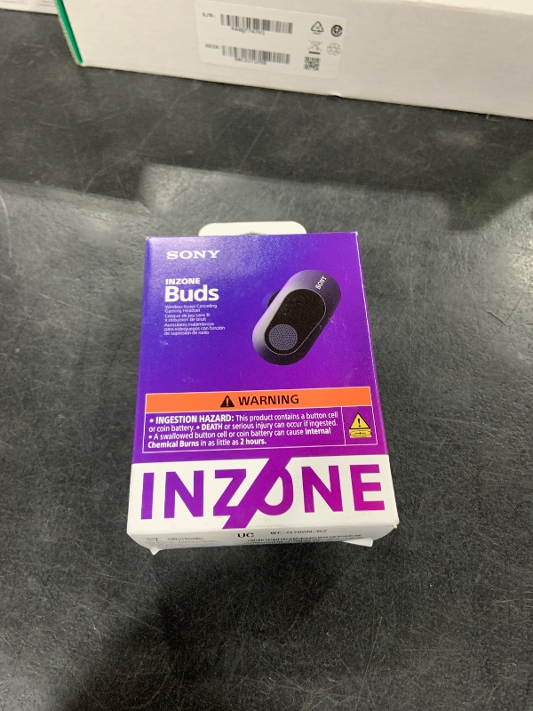 Photo 1 of Sony Inzone s Wireless Gaming Earbuds, Perfect for PlayStation® 5, for PC/PS5/Switch/Mobile, 48Hr Battery with Case, Noise Canceling, 360 Spatial Sound, 2.4GHz USB-C Dongle, WF-G700N Black