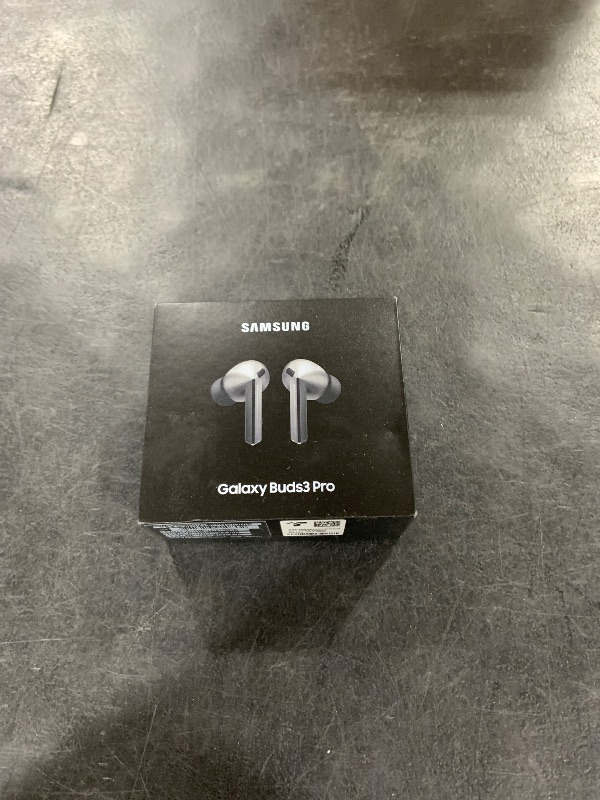 Photo 1 of 1 NONFUNCTIONAL ------------------Samsung Galaxy Buds 3 Pro AI True Wireless Bluetooth Earbuds, Noise Cancelling, Sound Optimization, Redesigned Comfort Fit, Silver [US Version, Amazon Exclusive, 2Yr Warranty]