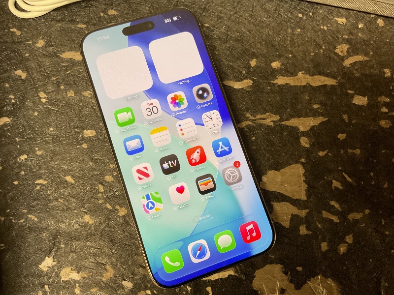 Photo 1 of Apple iPhone 16 Pro Max, 1TB, Natural Titanium - Unlocked (Renewed)