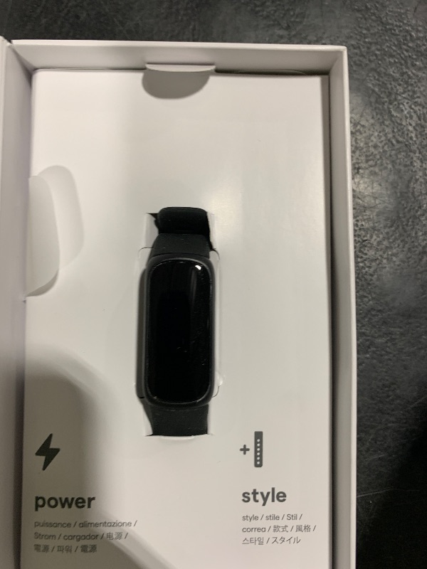 Photo 1 of Fitbit Inspire 3 Health & Fitness Tracker with Stress Management, Workout Intensity, Sleep Tracking, 24/7 Heart Rate - 3-Month Google Health Premium Membership Included - Midnight Zen/Black