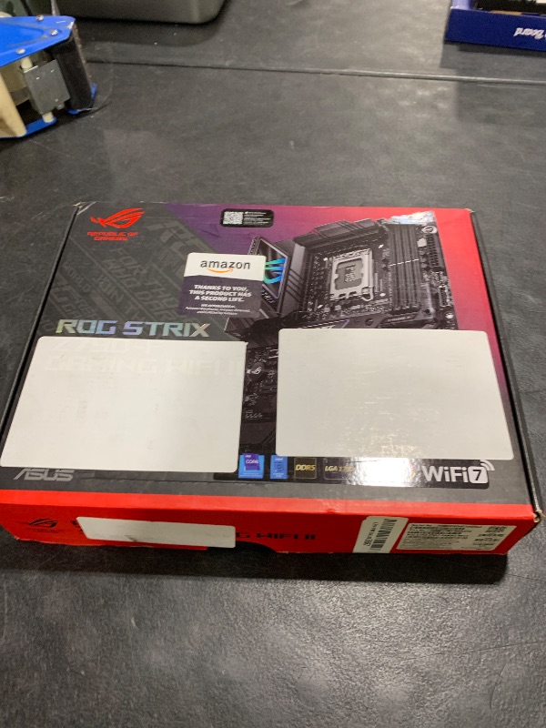 Photo 1 of ASUS ROG Strix Z790-F Gaming WiFi II LGA 1700(Intel 14th &13th & 12th Gen) ATX Gaming Motherboard(DDR5,2.5 Gb LAN,5XM.2 Slots,PCIe 5.0 x16,WiFi 7,Front-Panel Connector with PD 3.0 up to 30W)