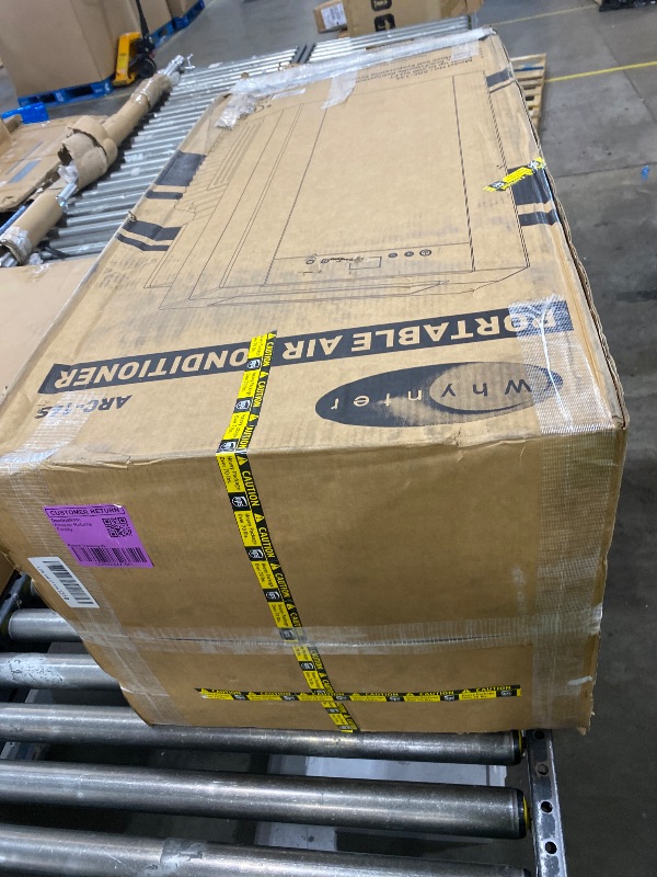Photo 1 of MAJOR DAMAGE---------------------------SELLING FOR PARTS ONLY-------------------------------------Whynter Portable Air Conditioner 14,000 BTU with Dual Hose Dehumidifier & Cooling Fan for 500 Sq Ft Rooms, Includes AC Unit Window Kit, ARC-14S (9,500 SACC)