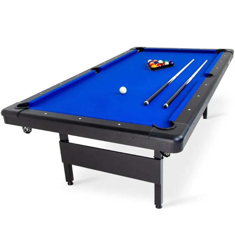 Photo 1 of GoSports 8 ft Billiards Tables - No Assembly, Choose Your Color - Portable Pool Table Includes Full Set of Ball
