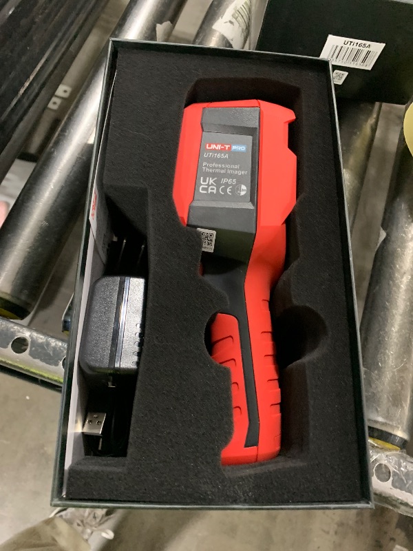Photo 1 of UNI-T Infrared Thermal Imaging Camera, Rechargable Handheld Thermal Scanner 320 x 240 Super Resolution IR Heat Camera for Home Wall Inspection 14?-752? High/Low Temp Alerts UTi165A