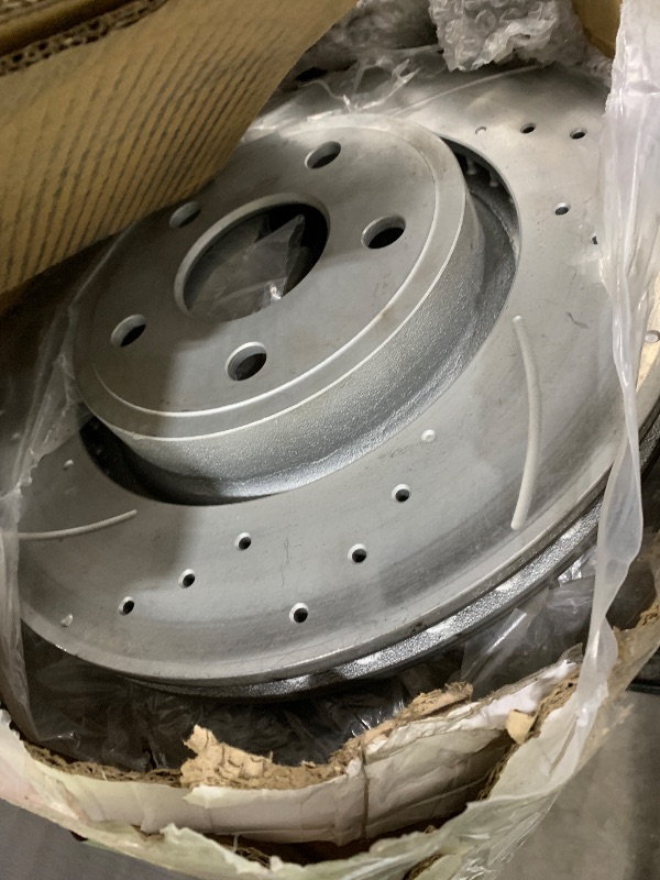 Photo 1 of PHILTOP Brake Kits Front Brake Pads and Rotors Kit for Jeep 2013-2021 Grand Cherokee, Dodge 2012-2020 Durango Drilled and Slotted Brakes Rotors Ceramic Brake Pads 53064+D1629.