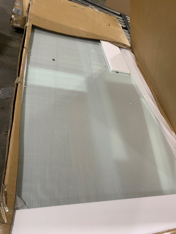 Photo 1 of Findepot 56"-60" W x 75" H Frameless Shower Door, Double Sliding Shower Door,5/16"(8mm) Clear Tempered Glass,Silent Soft-Close Design,Matte Black