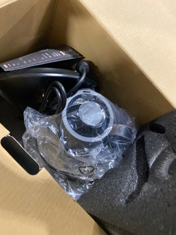 Photo 1 of INTASTING Gooseneck Electric Kettle with ±1? Temperature Control for Pour Over Coffee & Tea, Quick Heating, BPA-Free Stainless Steel, Built-in Brew Timer, 1500W/0.9L (Black Walnut)