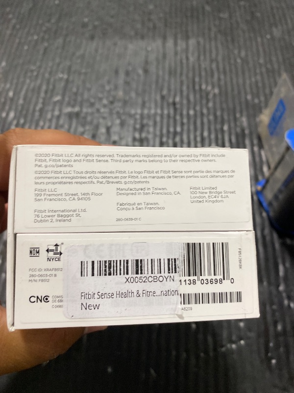 Photo 1 of Fitbit Sense Health & Fitness Smartwatch W/GPS, Bluetooth Call/Text, Heart Rate SpO2, ECG, Skin Temperature & Stress Sensing (S & L Bands, 90 Day Premium Included) International Version (Graphite)