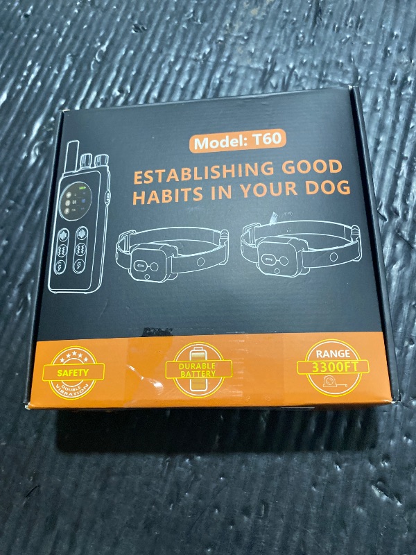 Photo 1 of Dog Shock Collar 2 Dogs, 3300ft Dog Training Collar with Remote, Real-time Dual-Channel Remote with 3 Training Modes, Beep, Vibration, Safety Shock, Light, Fits 8-120 lbs All Breeds Sizes - Blue
