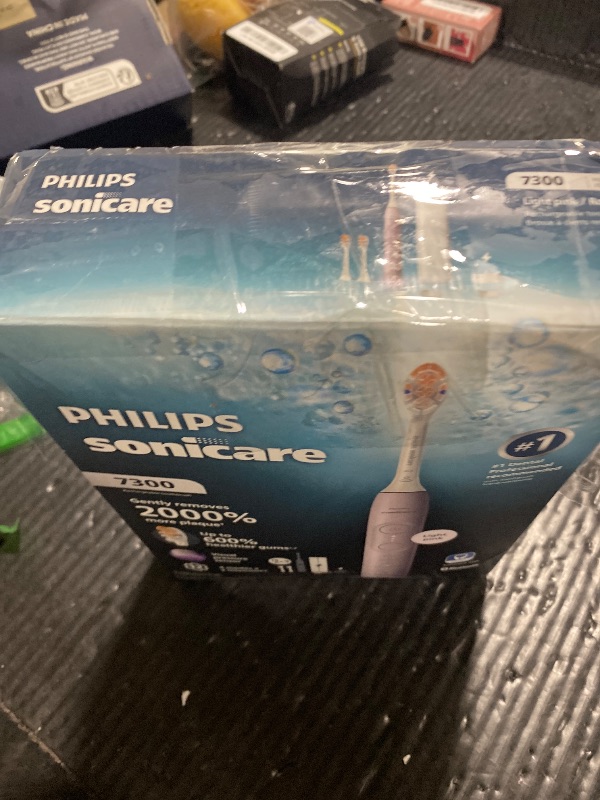 Photo 1 of Philips Sonicare 7300 Series Electric Toothbrush - Next-Generation Sonicare Technology, Pressure Sensor, 12 Brushing Settings, SmarTimer, 21-Day Runtime, Travel Case, Light Pink, HX7422/04