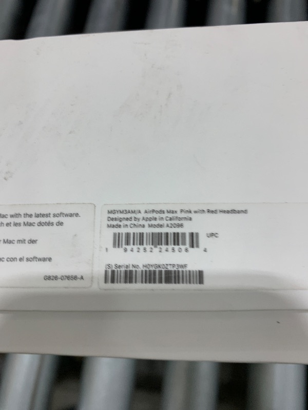 Photo 1 of ITEM IS LOCKED -------------------------minor damage------------------------------------------Apple AirPods Max Wireless Over-Ear Headphones, Active Noise Cancelling, Transparency Mode, Personalized Spatial Audio, Dolby Atmos, Bluetooth Headphones for iPh